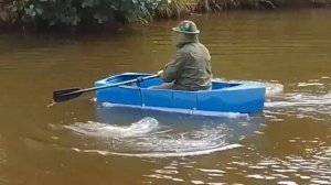 Разборная лодка малютка. Увеличение плавучести.