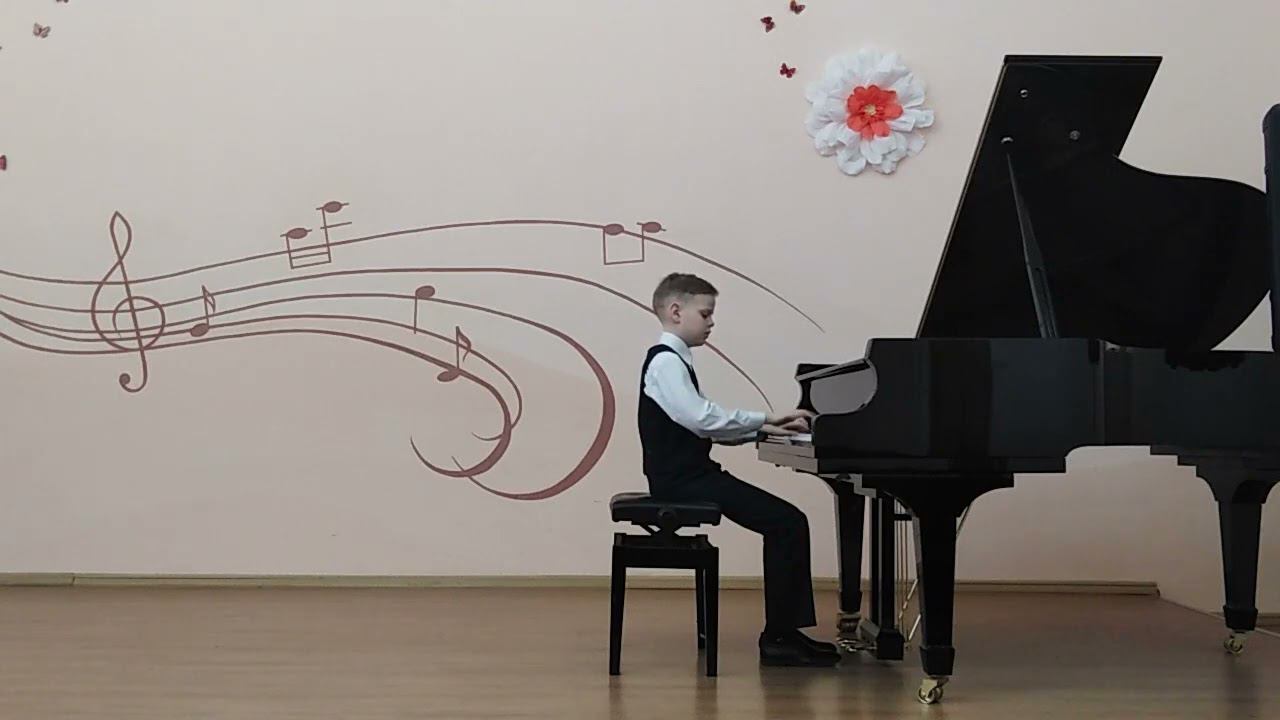 Руднев Матвей, 4 класс Г.В. Свиридов "Веселый марш" смотреть онлайн