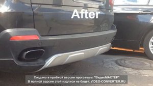 BMW X5 замена задней банки (3.0)