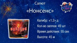 Салют "Нонсенс" ( 49 залпов, калибр 1.2)