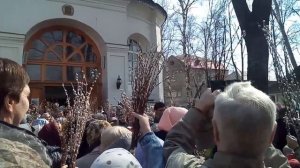 Храм Успения Пресвятой Богородицы в Вешняках город Москва, освящение вербы,21.04.2019 г.