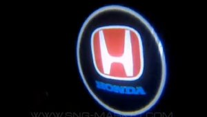 Цветная подсветка c проекцией логотипа в двери для автомобиля Хонда (HONDA)