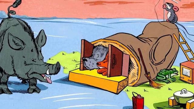 Аудиосказка с картинками Рукавичка