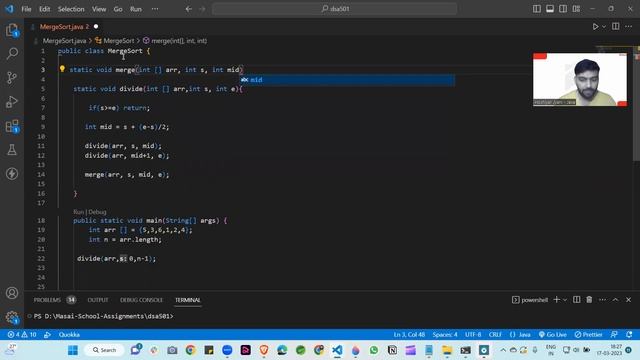 Mastering Merge Sort: A Step-by-Step Guide to Sorting Algorithm DSA - Hoshiyar Jyani