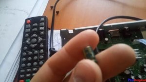 ТВ приставка DVBT-2 не включается. Починил ТВ приставку соседу