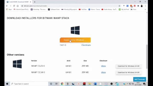 How to install and Set-up Laravel in Windows 10: WAMP installation, Laravel Development Environment