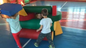 Тренировки для детей от 3 до 6 лет в Мурманске. Заминка после тренировки. ЦСП «Тэнгу Про»