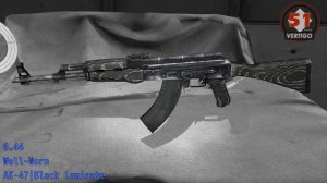 AK 47 Black Laminate   Skin Float