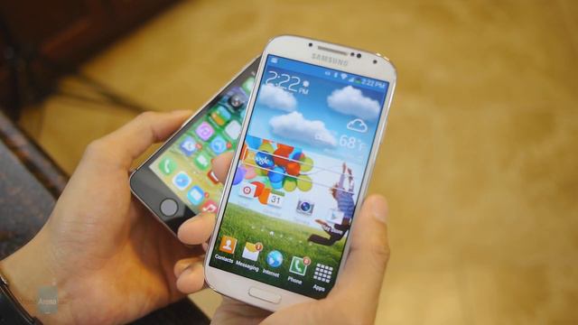 Apple iPhone 5s vs Samsung Galaxy S4 смотреть онлайн