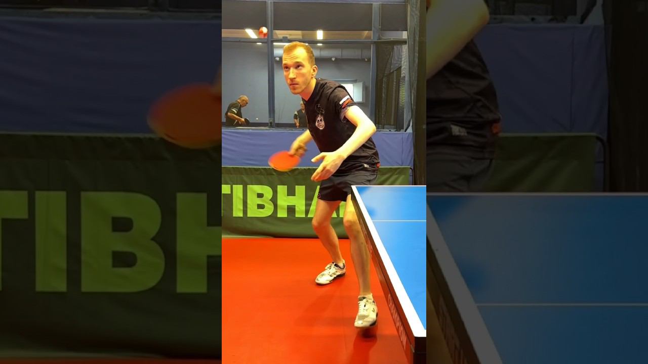 Hook serve. #tabletennis #pingpong #serve смотреть онлайн