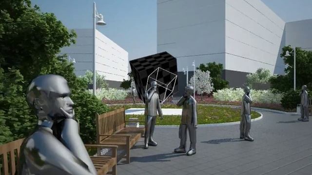 Памятник Каземиру Малевичу. Эскизный проект. Черный квадрат. смотреть онлайн