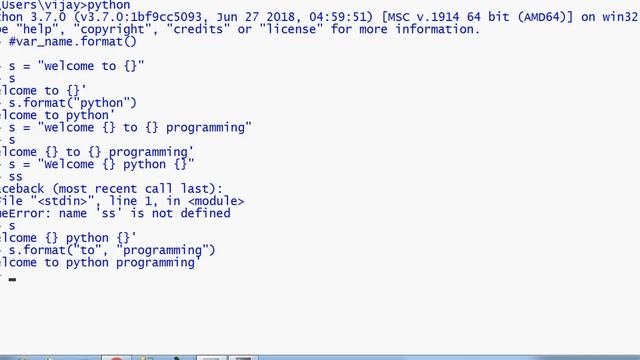 #83 | .format() Function | Python Standard Library Tutorial in Tamil