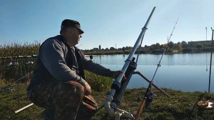 Пушечный заброс кормака (испытание).