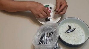 Хамса  с картошкой