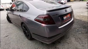 Nissan Teana Full Wrapping Pearl Metal Grey ONLY RM 1999 PREMIUM BRAND BUBBLE FREE WRAP STICKER 666