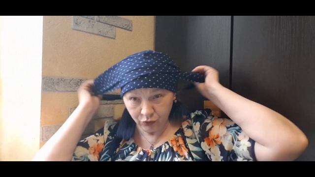 Тюрбан Летняя Ночь / Не из платка / Не из палантина / Особый вид тюрбана / Особо удобный способ