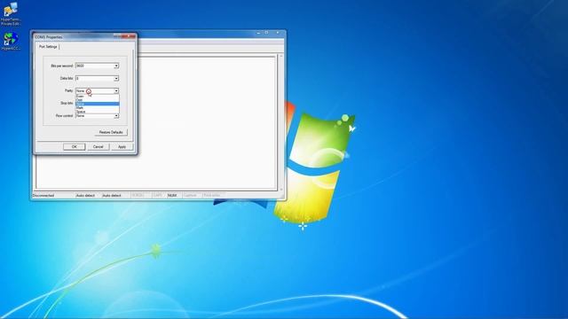 How to create a serial connection in HyperTerminal смотреть онлайн