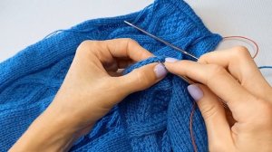 Свитер для мальчика спицами с узором из ромбов/ бесшовный/возраст 4-5 лет/ Часть 2