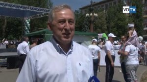 В Волгограде прошел «Зеленый марафон» - семейный праздник спорта и здоровья