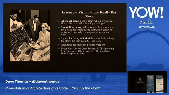 Coevolution of Architecture & Code - Closing The Gap • Dave Thomas • YOW! 2022 смотреть онлайн