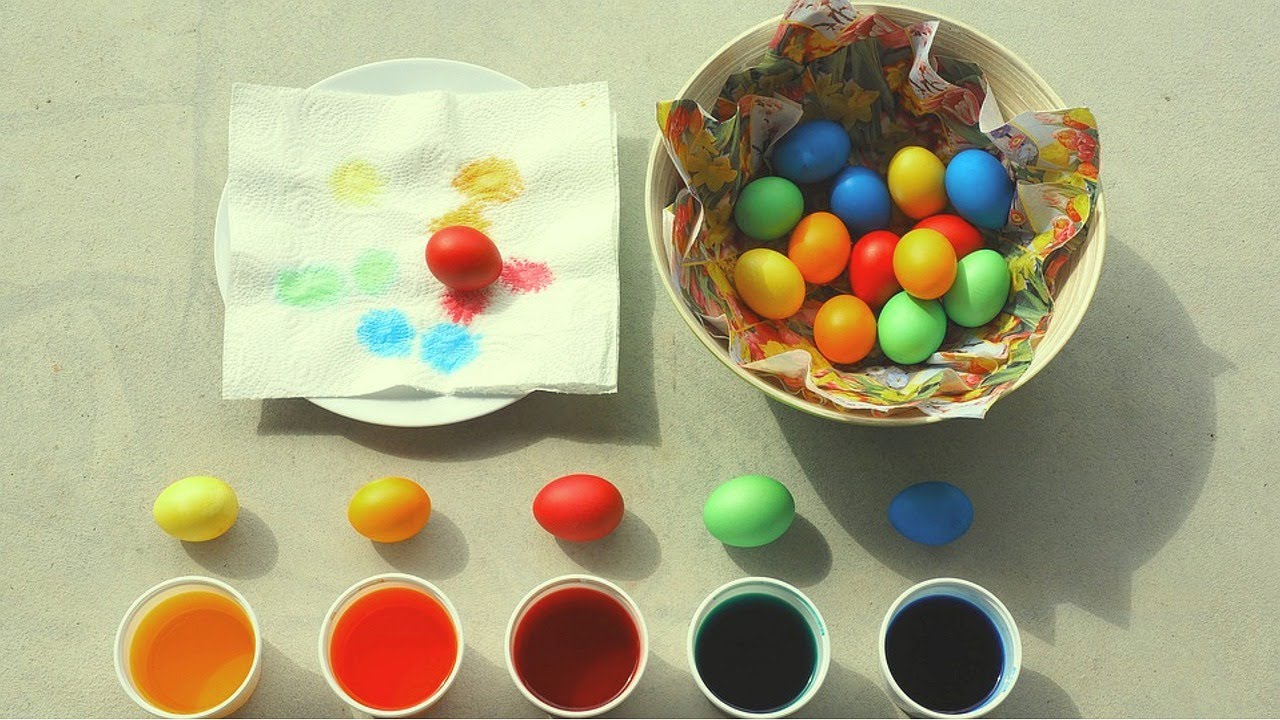 Можно ли красить яйца акриловыми красками и гуашью? смотреть онлайн