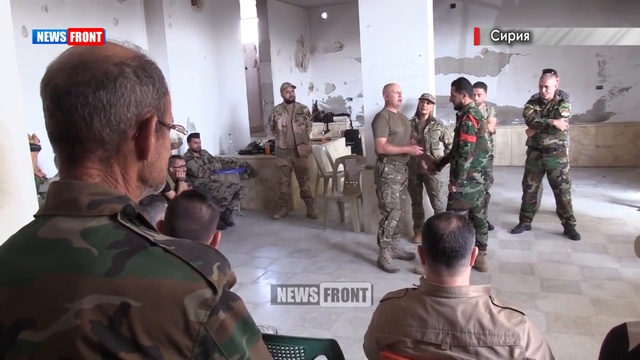 Христианское ополчение Скальбии и Лива Аль Кудс из Алеппо - Олег Блохин смотреть онлайн