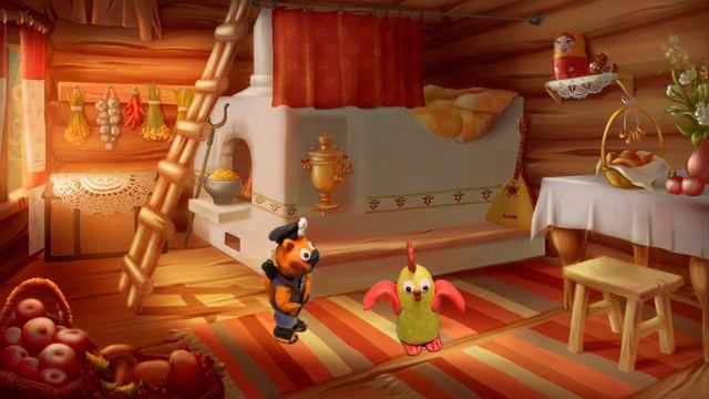 Кот, петух и лиса смотреть онлайн