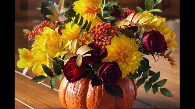 Букет из фоамирана "Золотая осень" смотреть онлайн