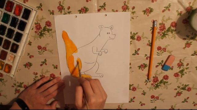 Мастер-класс "Рисуем кенгуру" смотреть онлайн