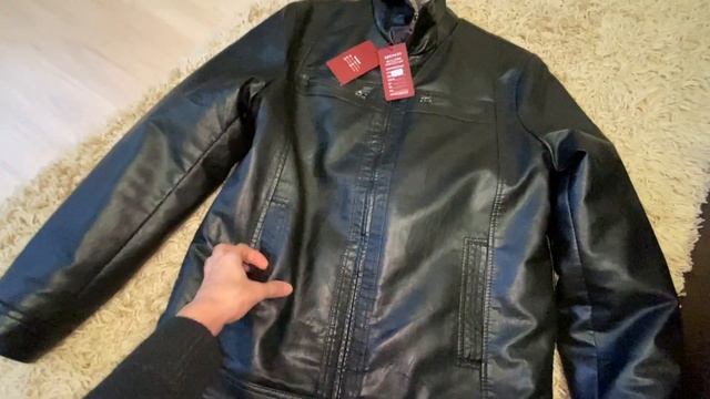 Обзор мужской куртки с Алиэкспресс, кожа или кожзам непонятно смотреть онлайн