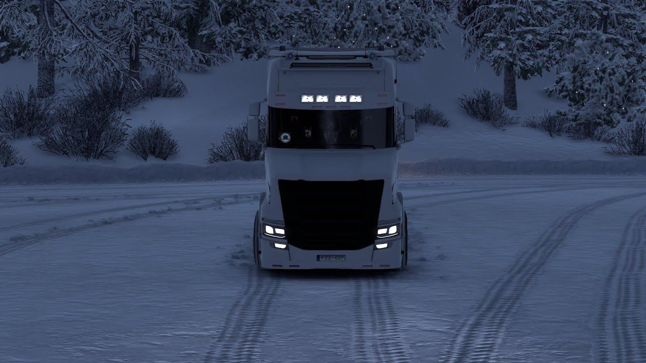 [ETS 2] Scania 730T NextGen_StepFun Cristmass Delivery смотреть онлайн