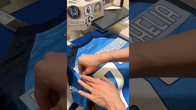 2022/23 Naples Home Customize Kvaratskhelia #77 jersey#napoli #naples #football #europaleague смотреть онлайн