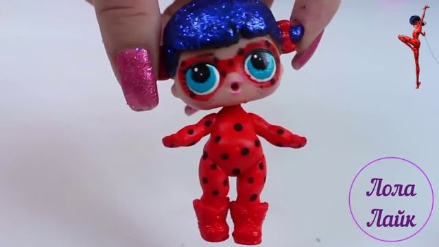 Куклы ЛОЛ ЛЕДИ БАГ І Чудесное платье для Леди Баг І своими руками из пластилина Плей До смотреть онлайн