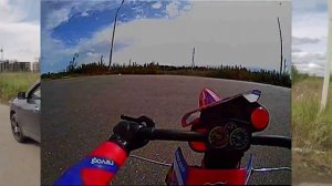 Езжу по камере на мотоцикле. FPV Moto