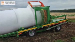 Заготовка сенажа в линию - быстро, эффективно и качественно!