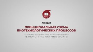 Перушкина Е.В. Принципиальная схема биотехнологических процессов