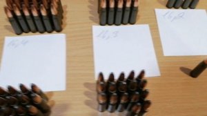 Замер патронов BarnauL 7,62*39 HP 8,0 г и SP 8,1г BarnauL ammo in 7.62*39 with 8.0 HP and SP of 8.