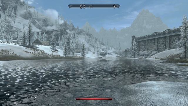 Windhelm River and Hollyfrost Farm Skyrim World