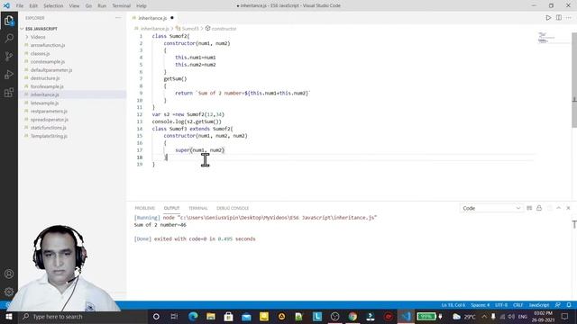 JavaScript ES6 Tutorial -13- Inheritance in JavaScript | Dr Vipin Classes