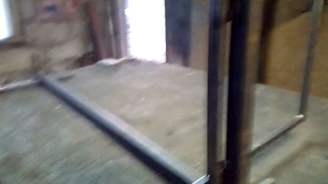 Распашные складные ворота. Макет. Второй вариант. смотреть онлайн