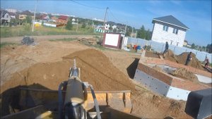 ЗАСЫПКА ФУНДАМЕНТА ПЕСКОМ//LW300F