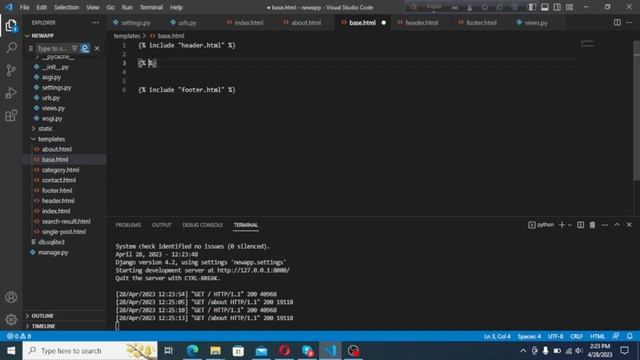 17. Django Bangla tutorial | Tags of Django | How to use Extends and Include Django Template Tags