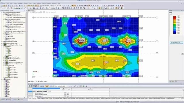 [EN] Армирование и расчет железобетонных поверхностей в программе RFEM