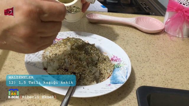Hatay’ın Meşhur Biberli Ekmeği | Biberli Ekmek Tarifi | Pepper Bread Recipe  [K.DERE]