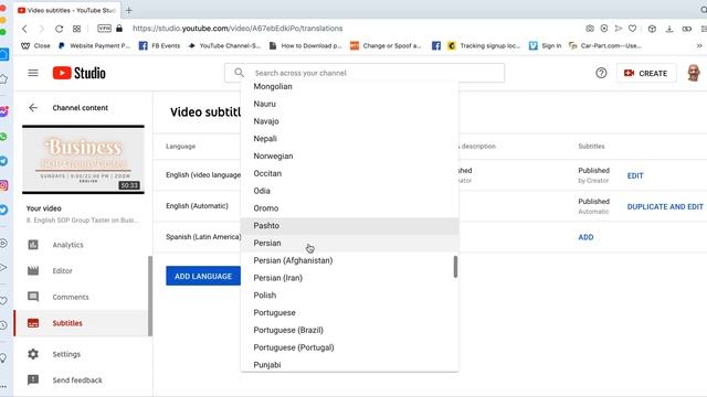 How to Add Foreign language Subtitles to your Youtube Videos as a publisher. смотреть онлайн