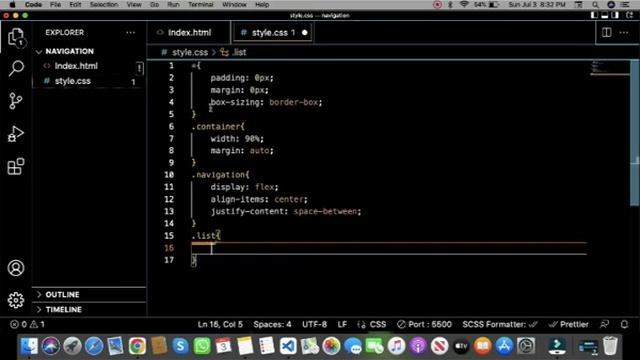 Navigation bar using HTMl css language смотреть онлайн