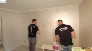 Дешёвая декоративная краска, как нанести самому?