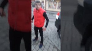 Драка с быдлом пьяным