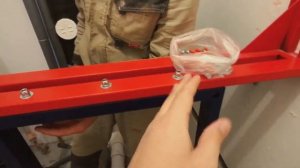 Монтаж инсталляции Grohe в перегородку