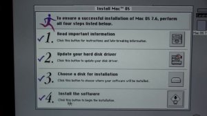 Installing Mac OS 7.6 on a Performa 630CD?